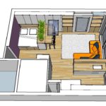 Interieurontwerp klein appartement 35 m2 Amsterdam