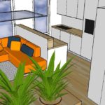 Interieurontwerp klein appartement 35 m2 Amsterdam