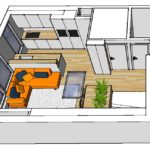 Interieurontwerp klein appartement 35 m2 Amsterdam