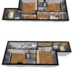 bestaand plattegrond getekend door LINDESIG