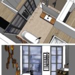 Badkamer ontwerp project appartement en Bloc houthavens Amsterdam