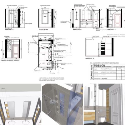 nieuwe badkamer Sarphatipark door LINDESIGN