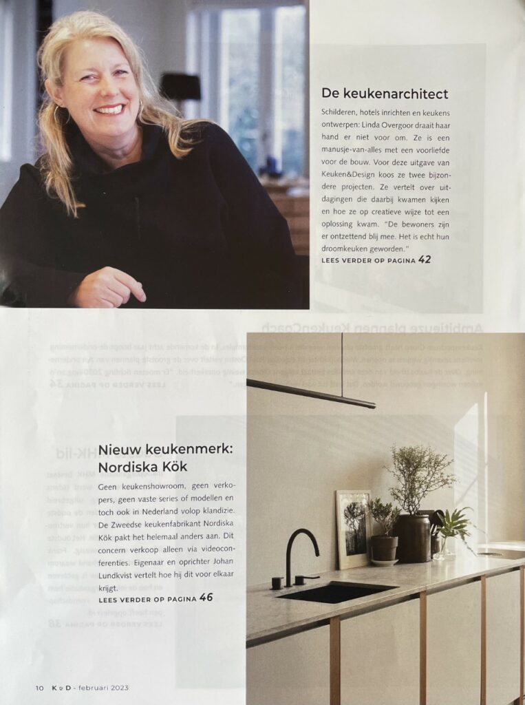 De keukenarchitect Linda Overgoor